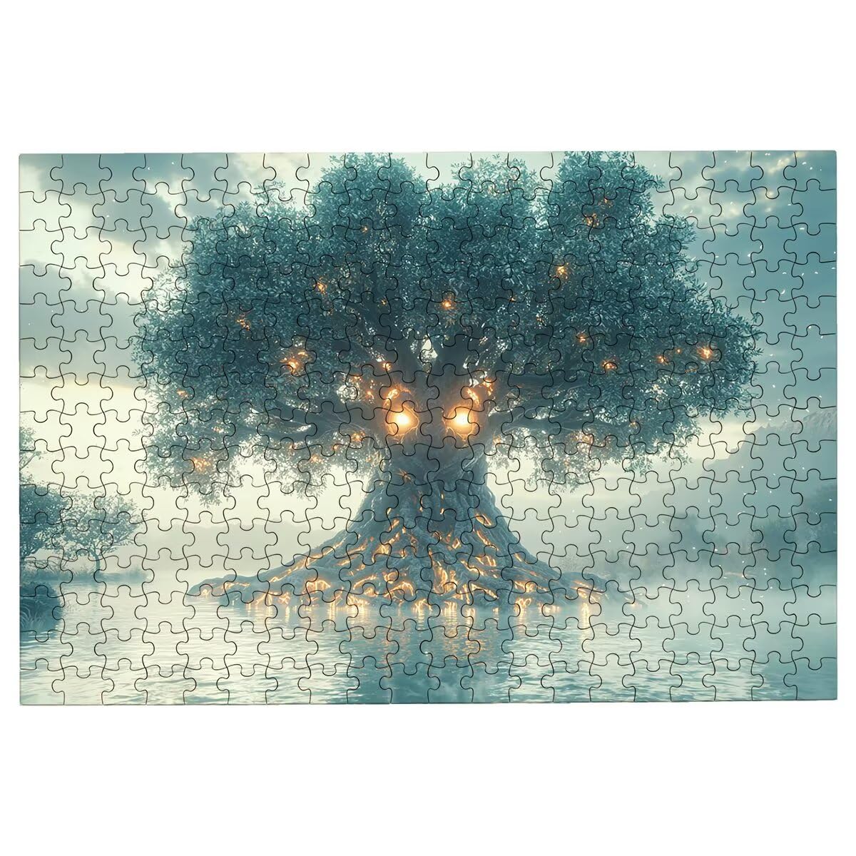 5000 sztuk puzzli dla dorosłych, puzzle z drzewem dla dorosłych, 5000 sztuk, ocean, trudna gra dla całej rodziny, klasyczne drewniane układanki, odpowiednie do dekoracji wnętrz, prezenty -3777