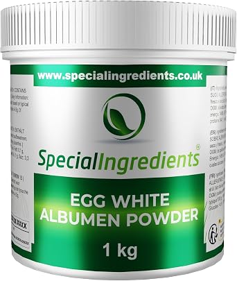 Egg White Albumen Powder 1kg - Premium Quality Free Range Suitable for Vegetarians, Non-GMO, Gluten Free   Recyclable Plastic Container