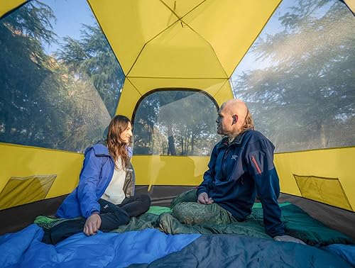 Miniatura 3 de KAZOO Camping Tents 3 Person Waterproof Instant Tents 3 People Cabin Tent Easy Setup with Sun Shade Automatic Aluminum Pole