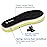 3 Pair -Shoe Inserts for Mens Memory Foam Insoles,Replacement Insoles for Work Boots Running Shoes, Cushion Shock Absorbing for Foot Pain Relief, Comfort Breathable Inner Soles Black 42EU,US9