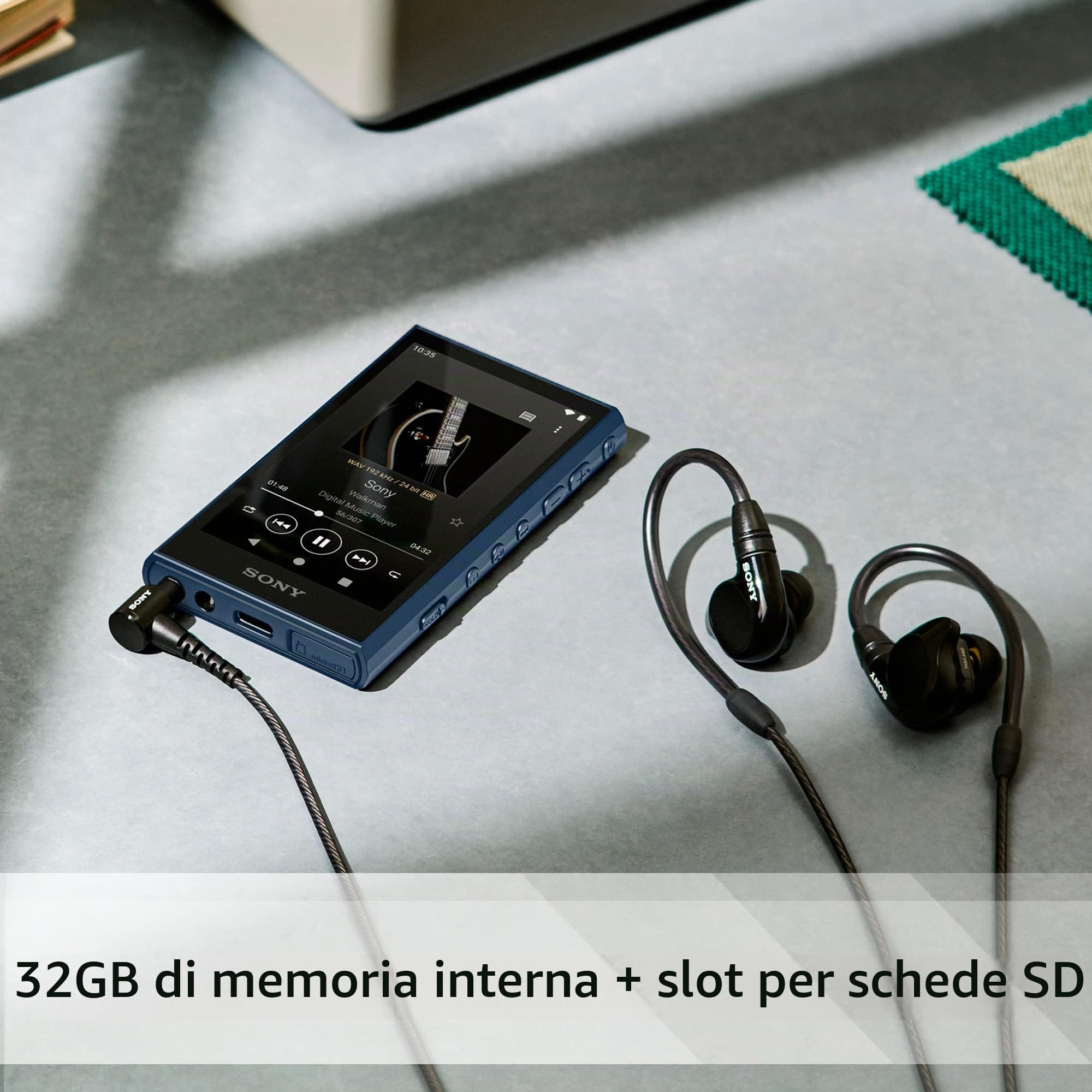 Sony Walkman NW-A306 Touchscreen MP3 Player - 32GB, Blu : Amazon