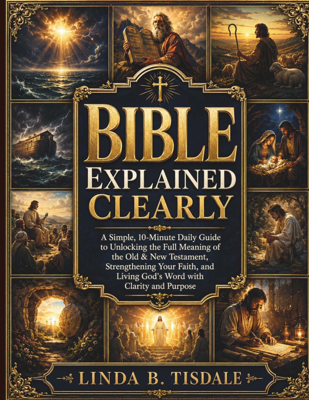Bible Explained Clearly: A Simple, 10-Minute Daily Guide to Unlocking the Full Meaning of the Old & New Testament, Strengthening Your Faith, and Living God's Word with Clarity and Purpose