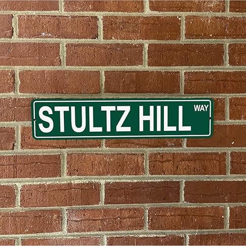 Vista 605 de Ohio Mountains Pick Your Mountain Compatible/repuesto para Ballards Hill United States Mountain Aluminio Metal Tin Street Sign Style decoración