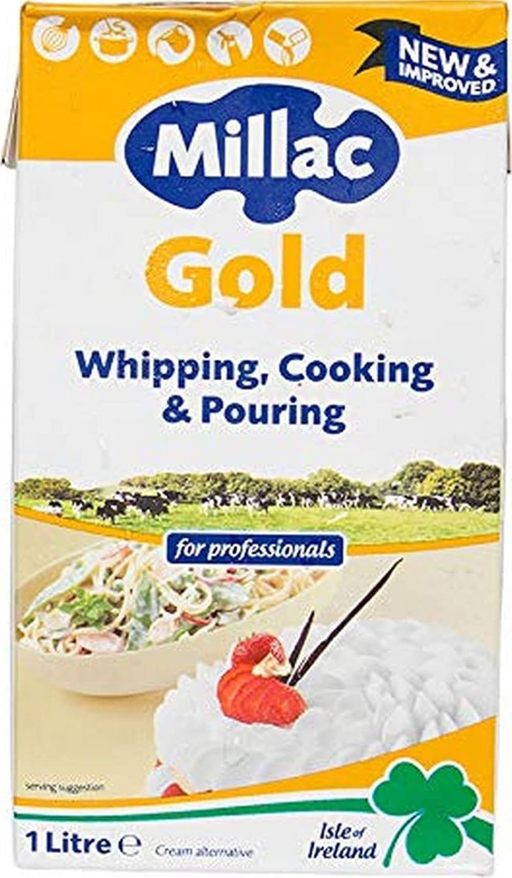 Millac UHT Gold Double Cream Alternative - 1x1ltr