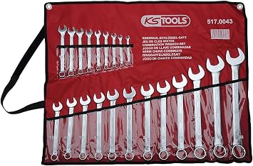 KS Tools 517.0043 6-32mm Classic Combi Spanner Set Offset 21 Pieces