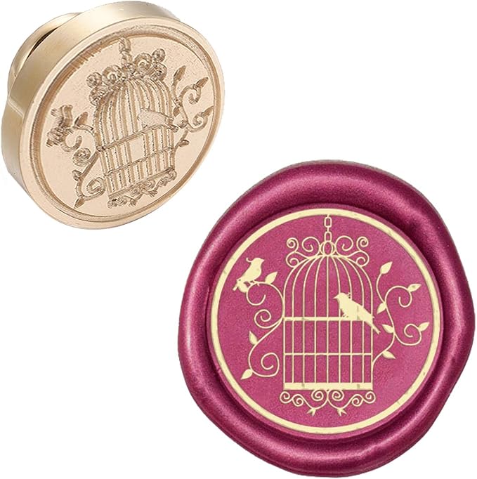 CRASPIRE Wax Seal Stamp Head Owl Removable Sealing Brass Stamp Head Only Replacement Brass Head For Creative Gift Envelopes Invitations Cards Decoration