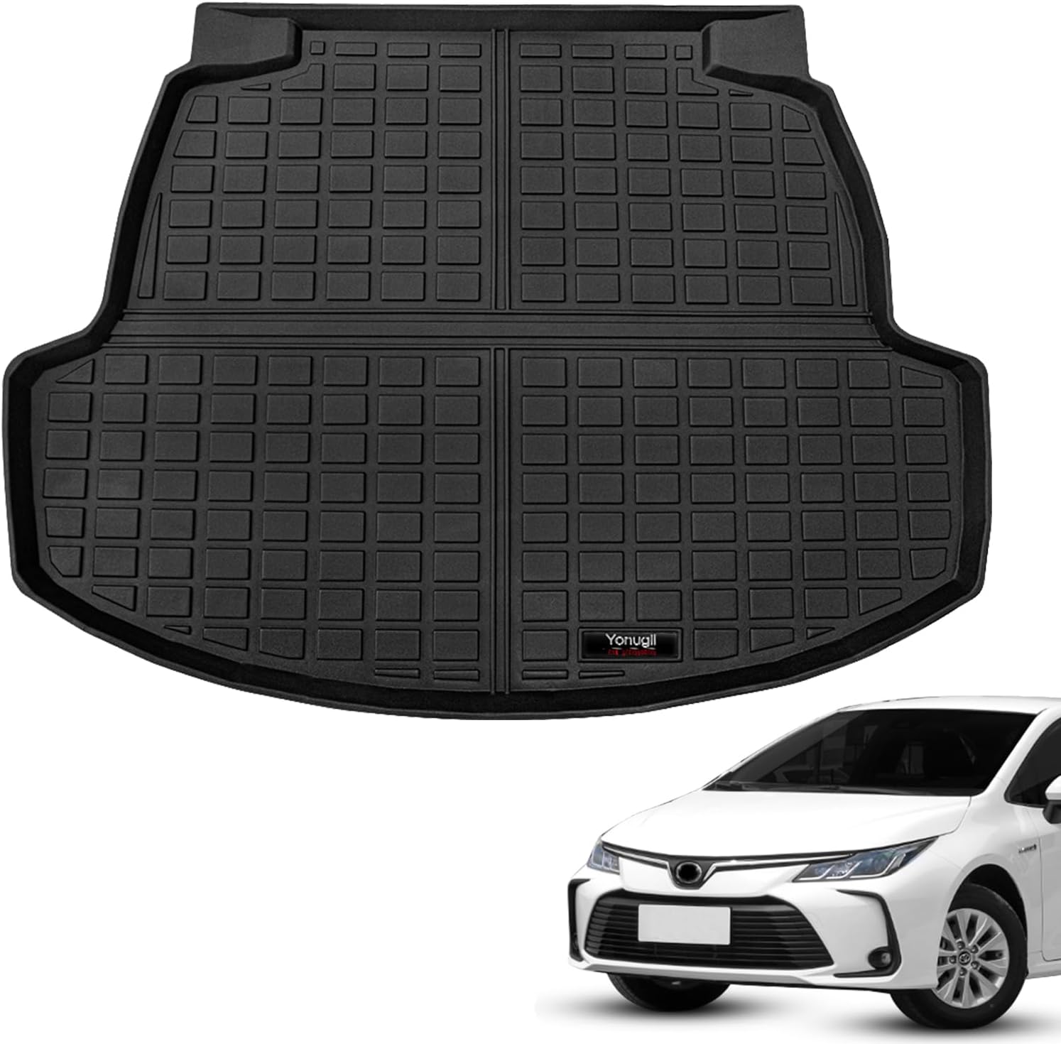 Custom for 2020-2026 Toyota Corolla Sedan Cargo Mats Trunk Liner All Weather TPE Protection Mat Accessories (Not for Cross or Hatchback)