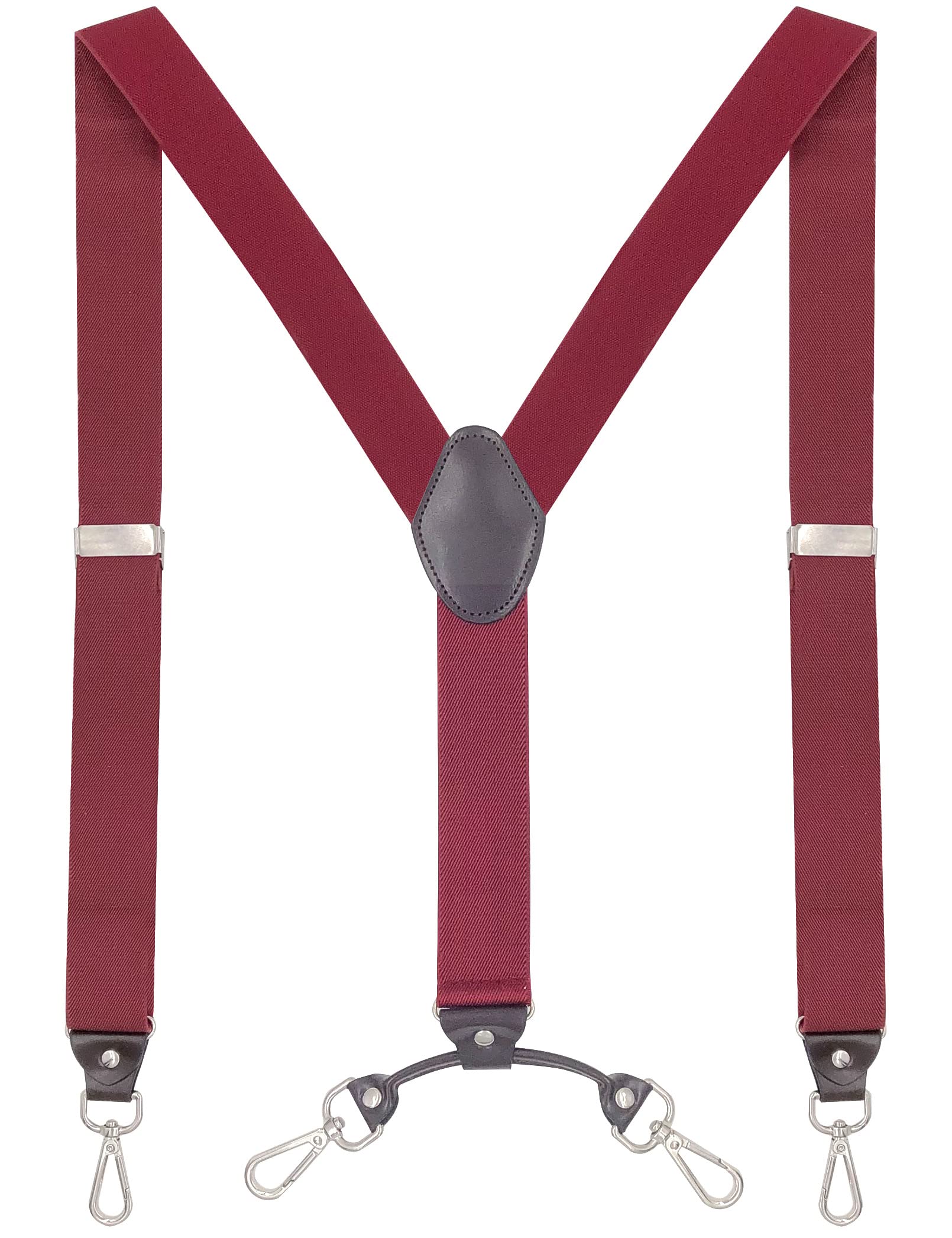 Men's Suspenders with Swivel Hooks and Adjustable Braces, Suitable for Heavy Duty, Big and Tall