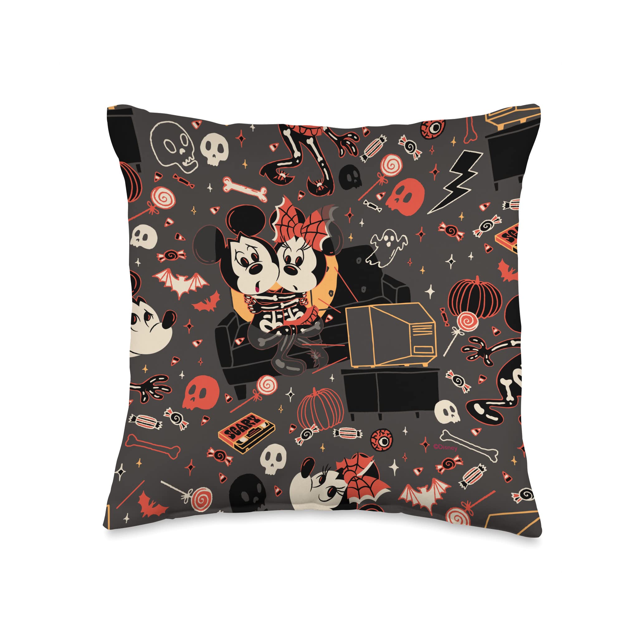 Coussin Mickey & Minnie Halloween Disney, idée cadeau idéale pour les fans