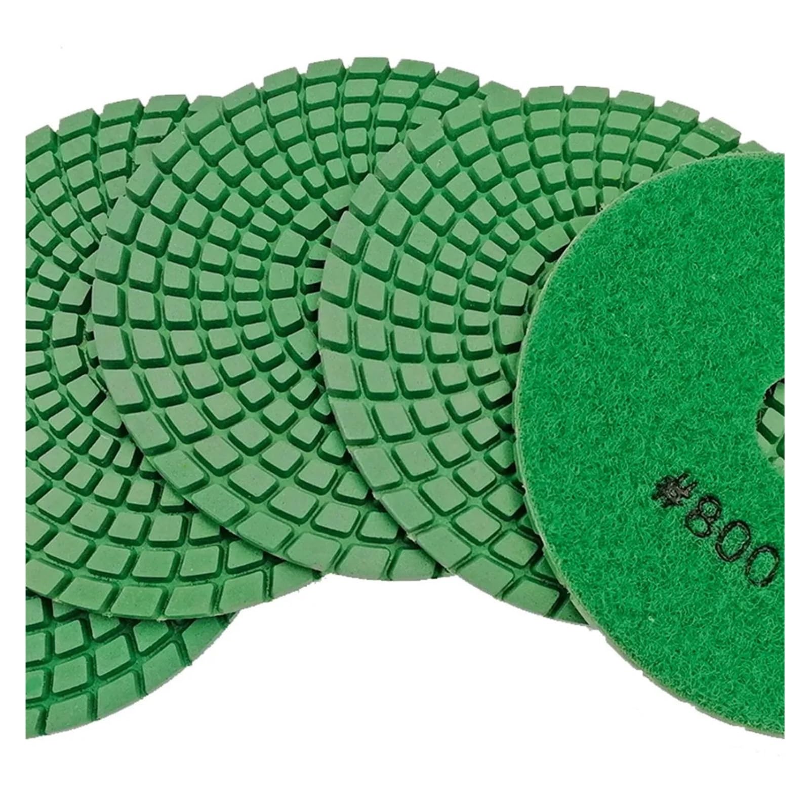 10 Uds diámetro 4 "/100mm grano 800# almohadilla de pulido húmedo Flexible piedra pulido resina Bond discos de lijado almohadilla pulidora