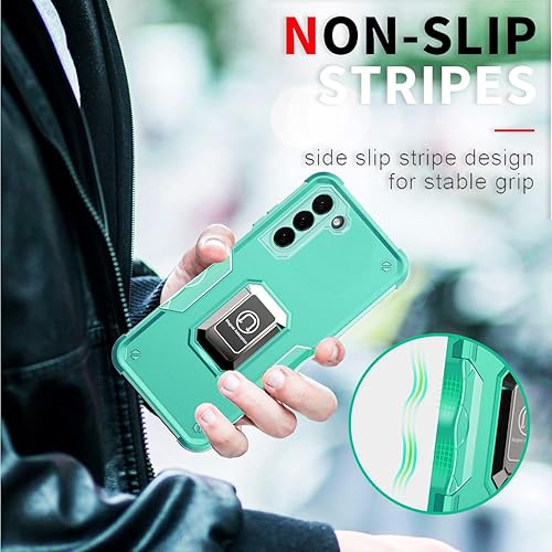 Miniatura 7 de Funda compatible con Samsung Galaxy S23 Plus 5G, paquete de 2 protectores de pantalla HD, grado militar, funda protectora híbrida resistente a