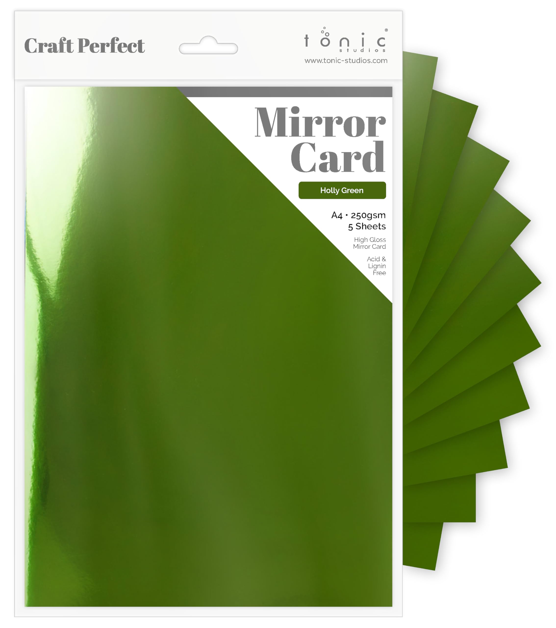 Tonic Studios, Cardstock, Green, A4