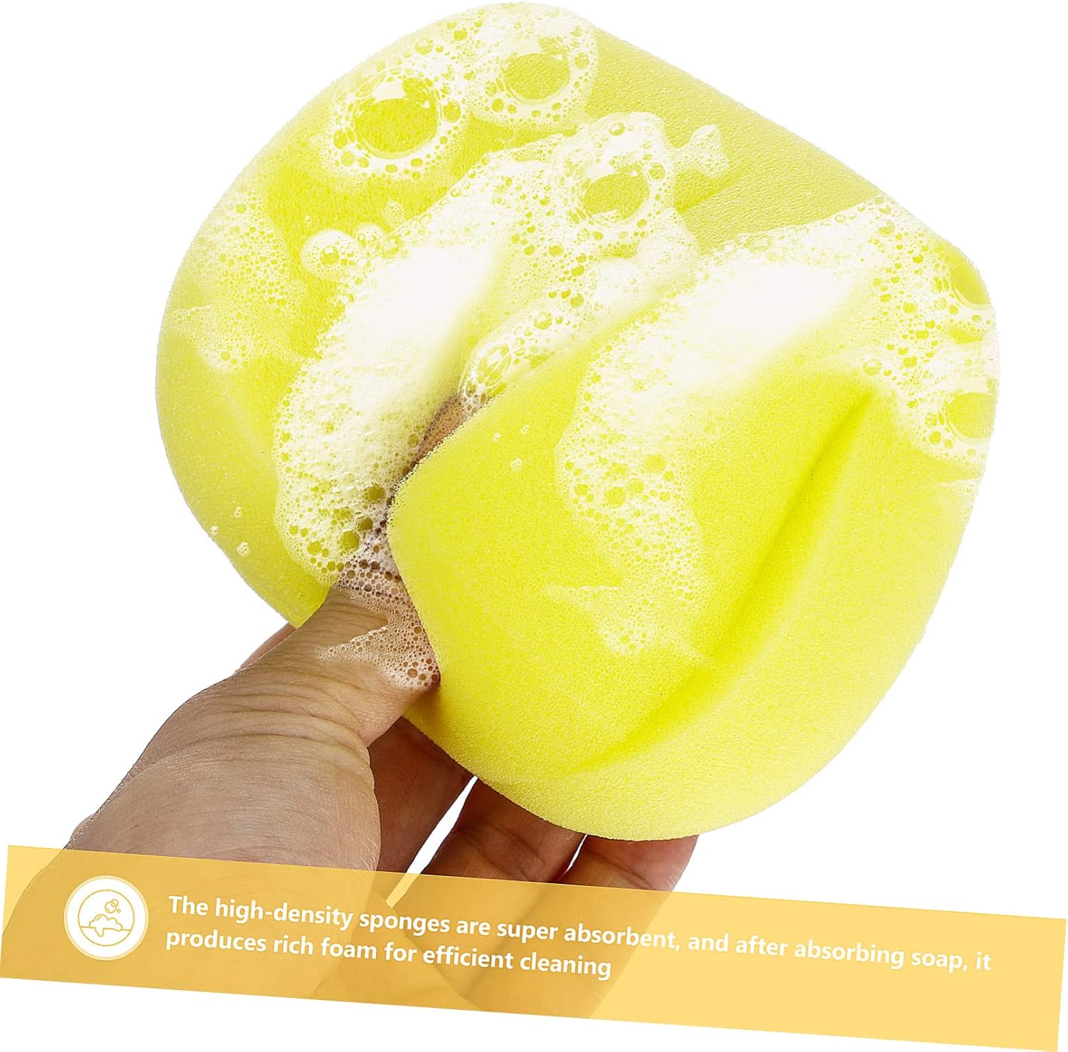 10Pcs Multi Functional Car Washing Sponges Kit High Density Cleaning Sponges for Vehicles Home Office Comfortable Grip Reusable for Cars Trucks Furniture and More
