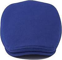 Vista 20 de VOBOOM Hombres Newsboy Cap Algodón Flat Ivy Gatsby Driving Hat Negro