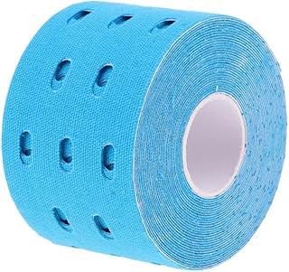 BESSTUUP Cinta de kinesiología deportiva elástica para fisioterapia muscular, soporte de lesiones 5 cm x 5 m