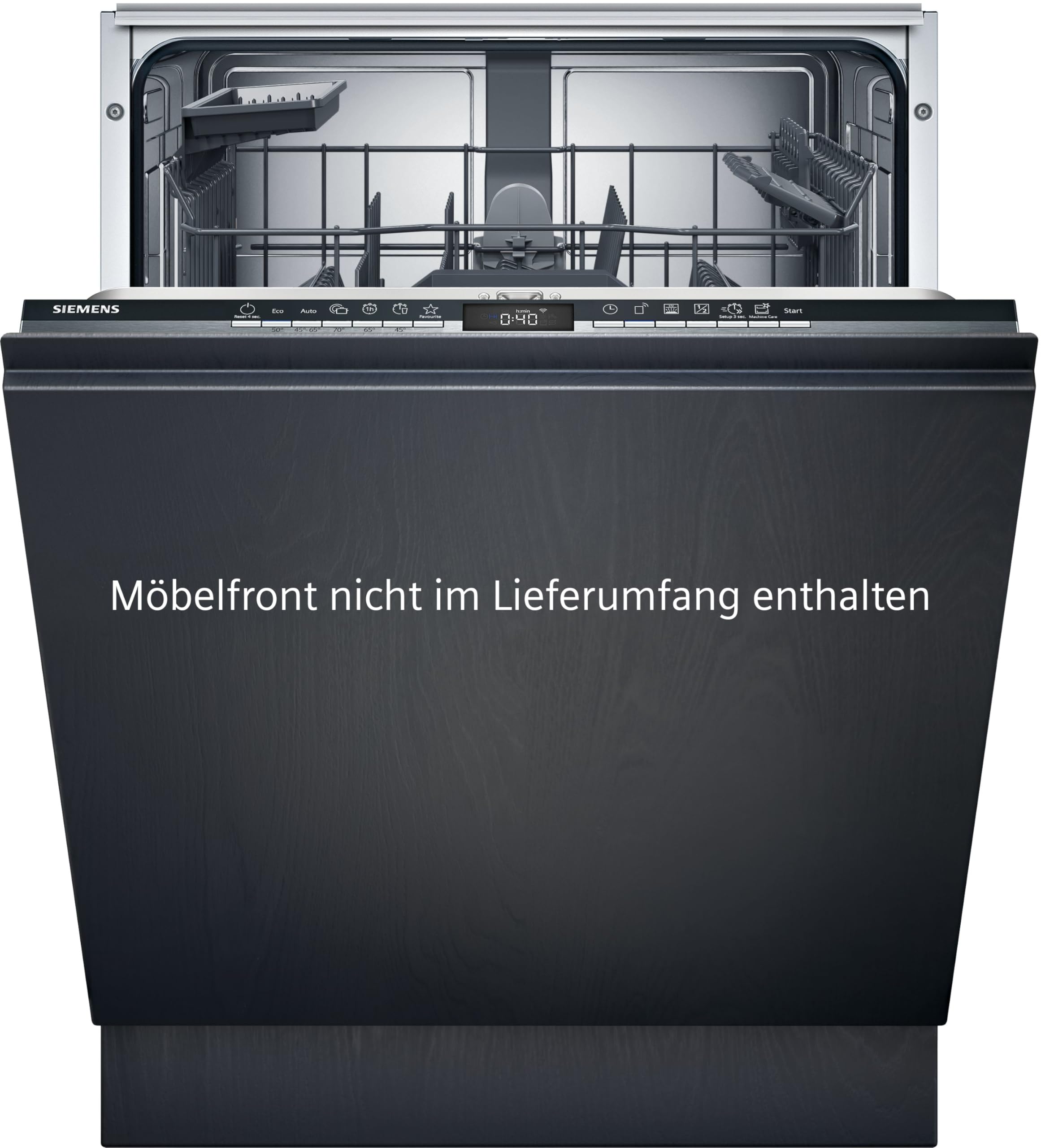 Siemens SN63EX02AE Geschirrspüler iQ300, vollintegrierte Spülmaschine mit Besteckkorb, 60 cm, HomeConnect, varioSpeed Plus, infoLight, flexKörbe, Favorit