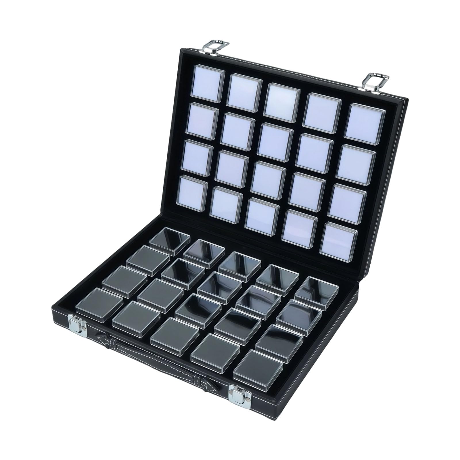 Kaeltsyn Shatter Compartment Trays for Efficient Jewelry Categorization Acrylic Jewelry Display Tray