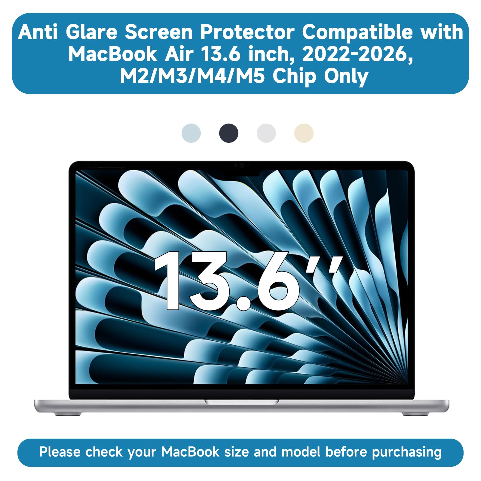 Protection d'écran HD transparente pour MacBook Air 15,3 pouces 2024 (A3114, A3241 A2941 Puce M2 M3 M4) Anti-traces de doigts et résistante aux rayures 7 Protection d'écran HD transparente pour MacBook Air 15,3 pouces 2024 (A3114, A3241 A2941 Puce M2 M3 M4) Anti-traces de doigts et résistante aux rayures 7