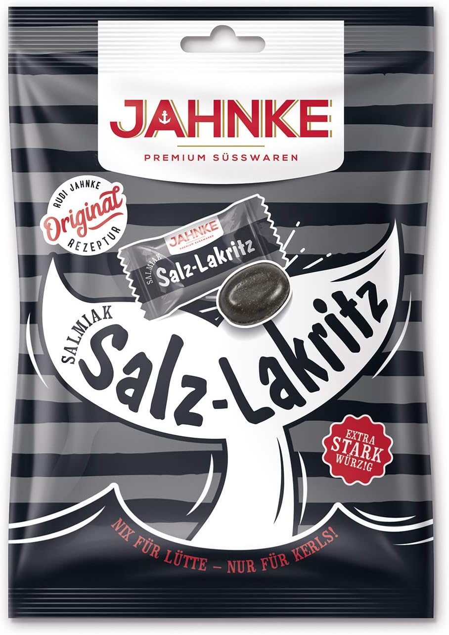 - Salmiak-salt Licorice / Salmiak-Salz-Lakritz 125 g - 4.41 oz
