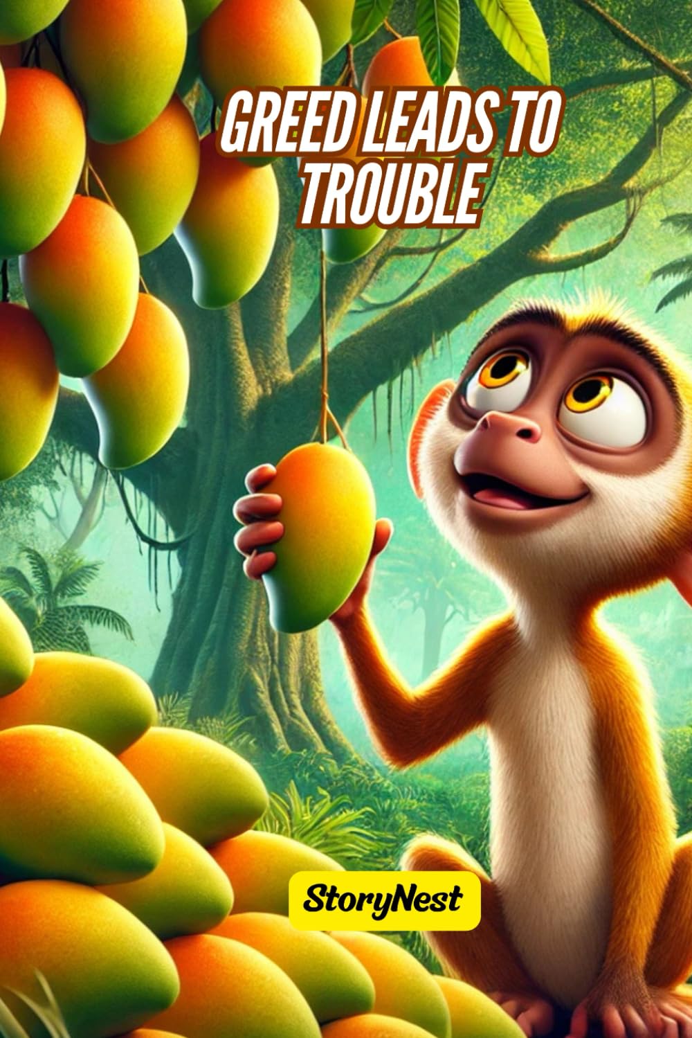 Greed Leads to Trouble: A Moral Story About Sharing for Kids: A Short Illustrated Story That Teaches Children the Value of Sharing