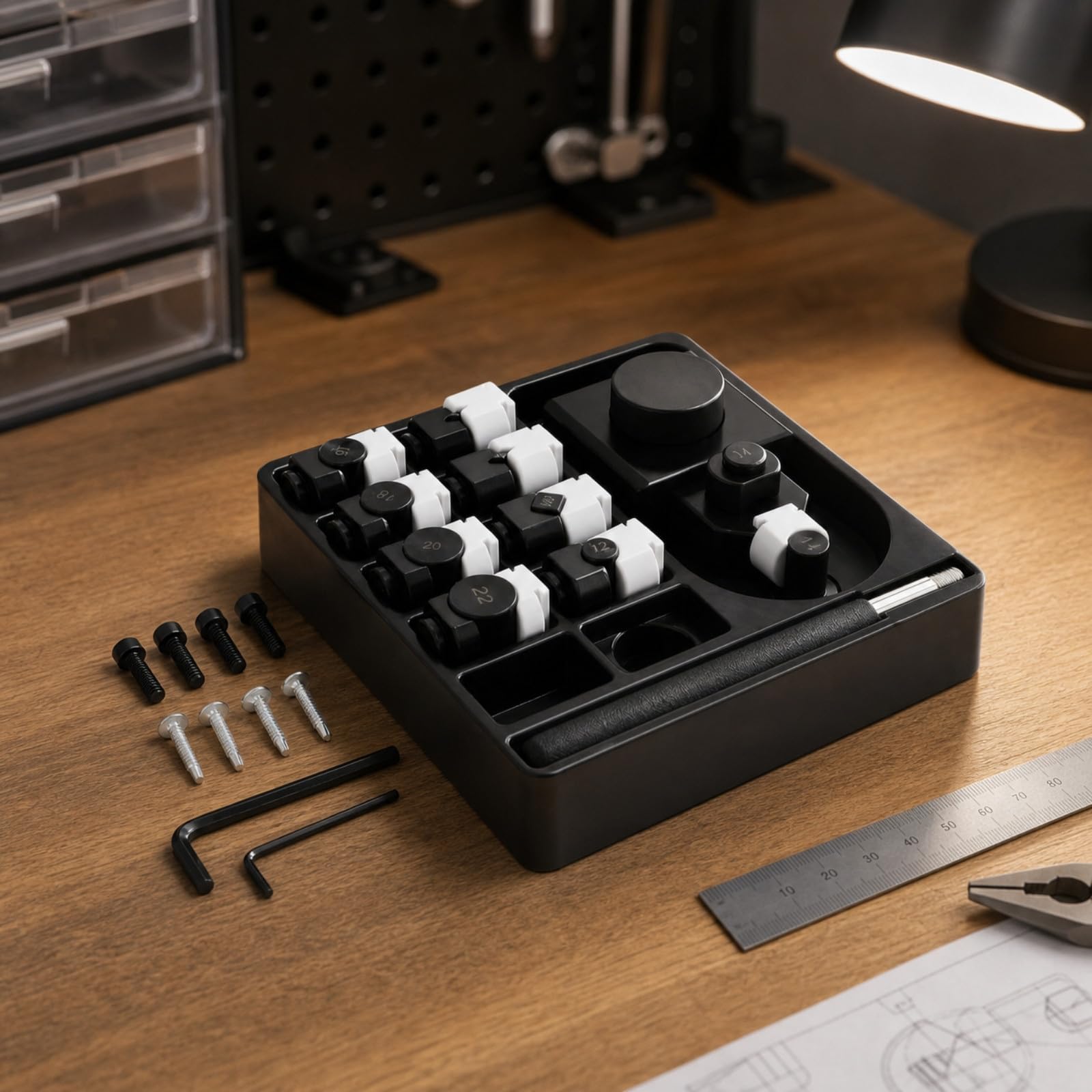 Máquina Dobladora Anillos Resistente | Compacto, Joyería, Herramienta, para Proyectos DIY, Joyeros,