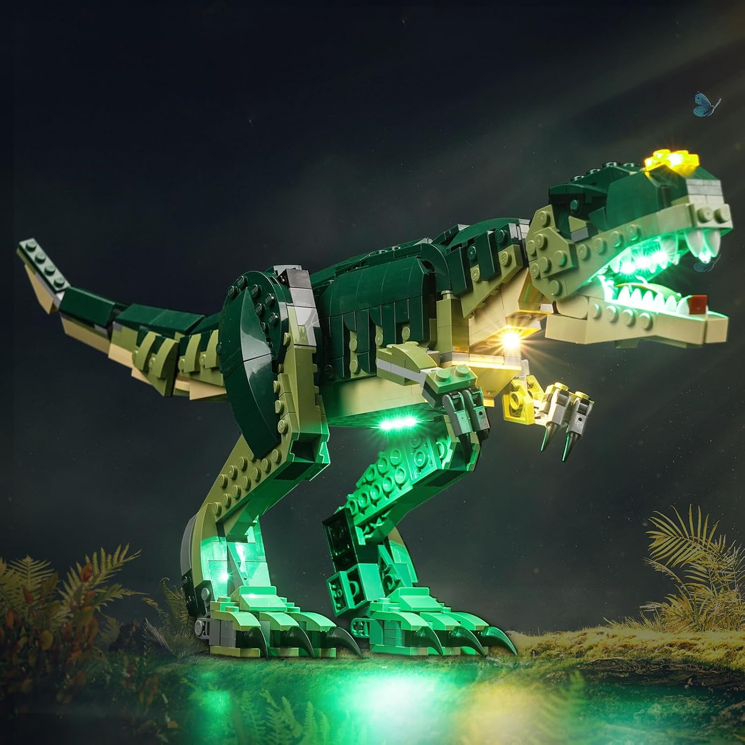 Light Kit for Lego 3-in-1 T. rex, Lighting Set for Lego 31151 3-in-1 T. rex Set - Not Include Models, Just Light Kit