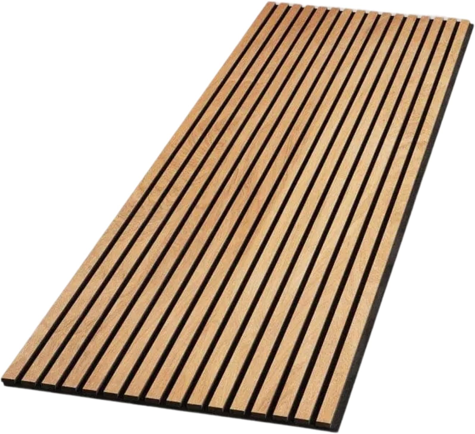 - WVH Luxury American Oak Acoustic Slat Wood Wall Panels, Measures 47.24" x 25.20", Premium Finish, Interior Decor for Walls & Ceilings, Noise Cancelling & Sound Absorbing for Home & Office, 2pcs