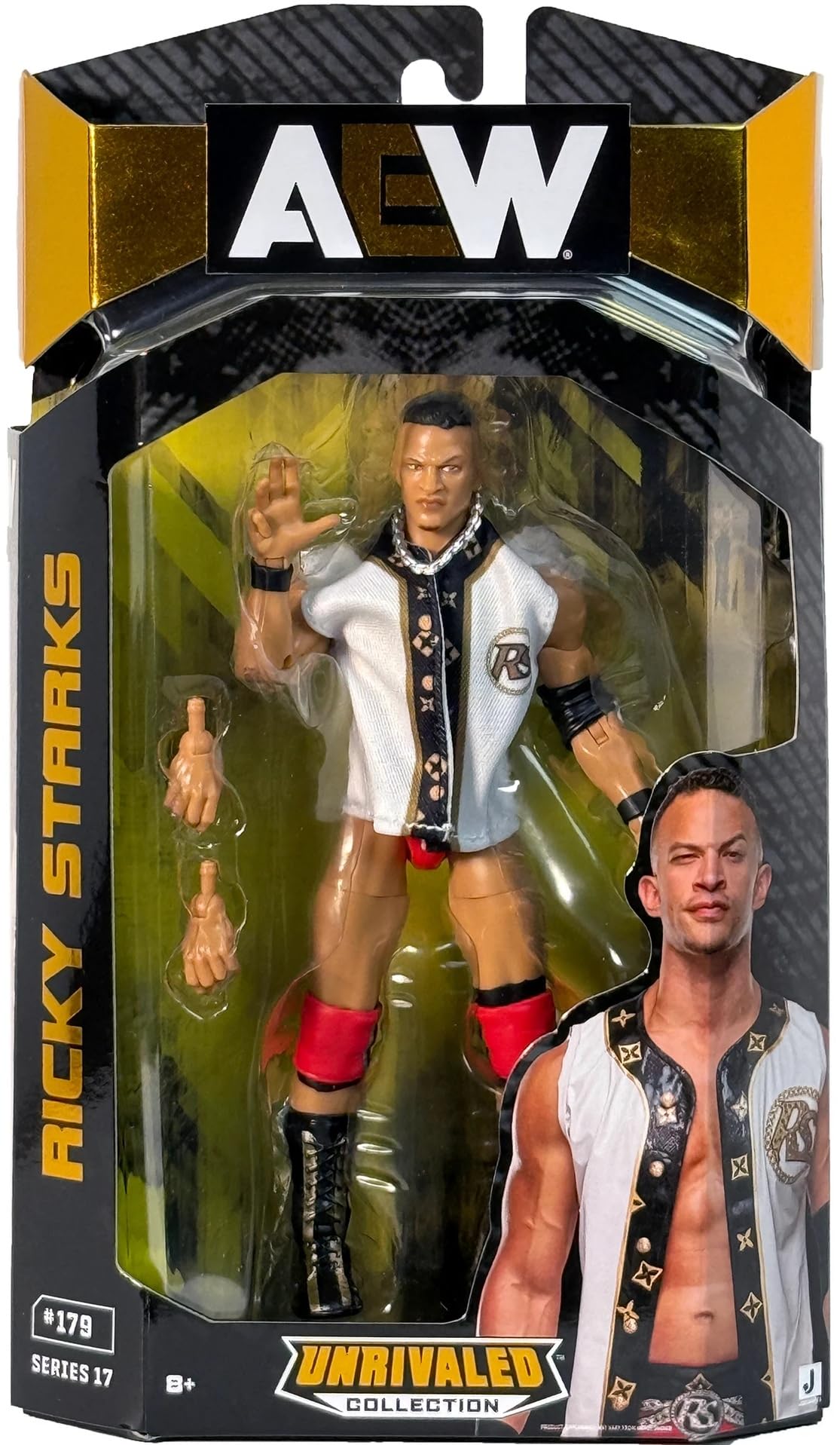 Ricky Starks – AEW Unrivaled Series 17 - Jazwares Action Figure