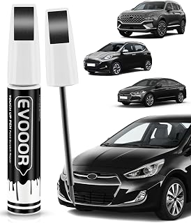 Phantom Black(S3/S3B) Touch Up Paint Compatible with Hyundai Exact Match 2 in 1 Touch up Paint for Chips and Nicks Repair with 2pcs Disposable Micro Applicators