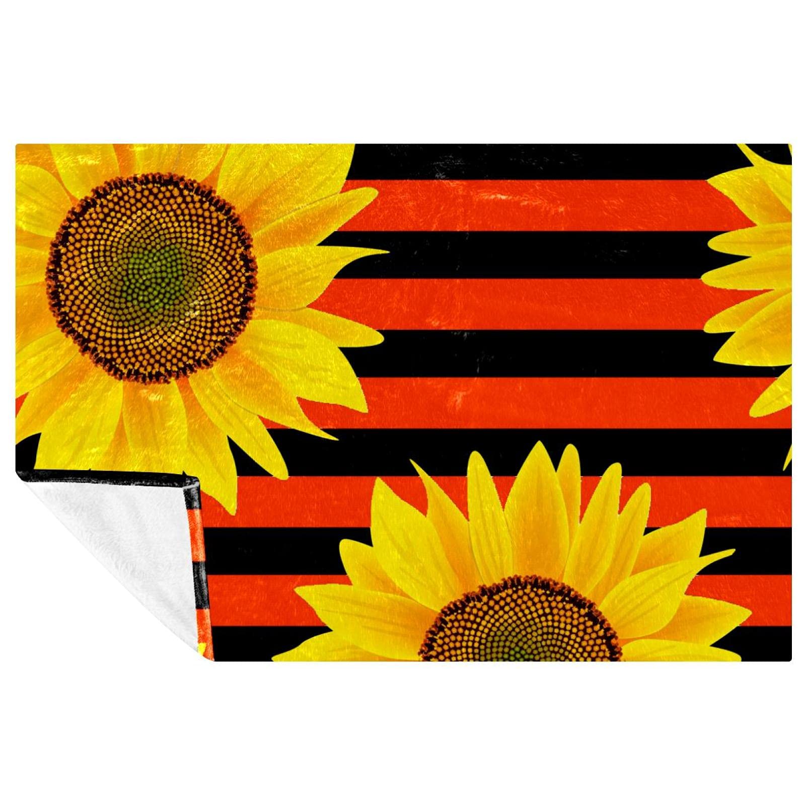 Couverture douce pour lit et canapé plaid chaud de camping 150x100
