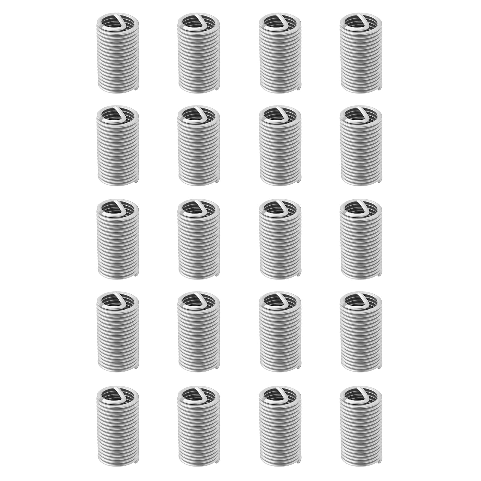 Briny River 20pcs Extra Long 304 Stainless Steel 3D Thread M9 x 1.25 Extension Repair Sleeve