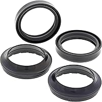 Vista 1 de All Balls Racing 56-133-1 Fork and Dust Seal Kit Compatible with/Replacement for Honda Kawasaki Suzuki Yamaha