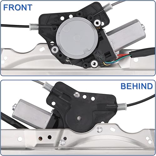 Miniatura 5 de 748-525 Elevalunas eléctrico delantero derecho del lado del pasajero con motor6 pines compatible con Nissan Pathfinder Armada 2004Armada 05-13Titan
