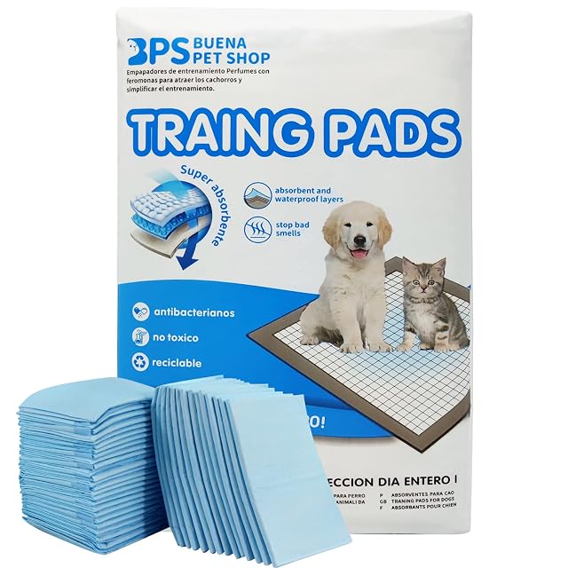 BPS® Empapadores de Entrenamiento para Perros Gatos Perfumes con Feromonas para Atraer los Cachorros…