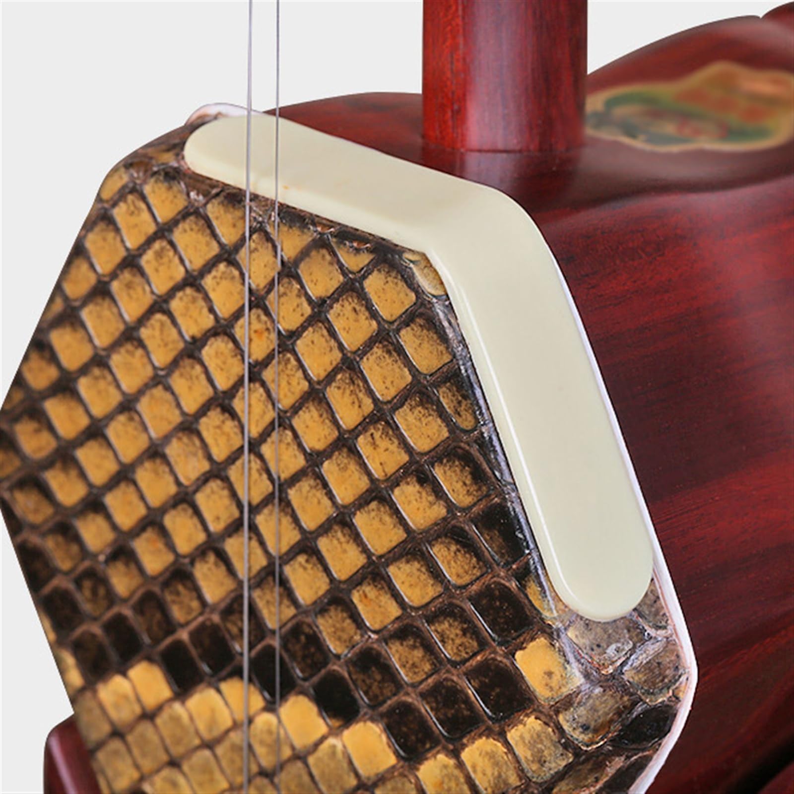 Amazon | 小葉ローズウッド標準六角二胡プロ無垢材軸二胡国家楽器