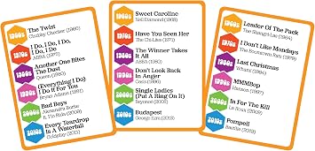 Humm Bug - The Music Party Board Game, Card Game, Fun Music Quiz Game, 3+ Players - Over 900 Iconic Music Hits - Great For Game Nights, Parties, Adult and Family Games