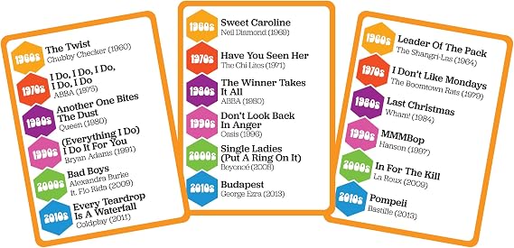 Humm Bug - The Music Party Board Game, Card Game, Fun Music Quiz Game, 3+ Players - Over 900 Iconic Music Hits - Great For Game Nights, Parties, Adult and Family Games
