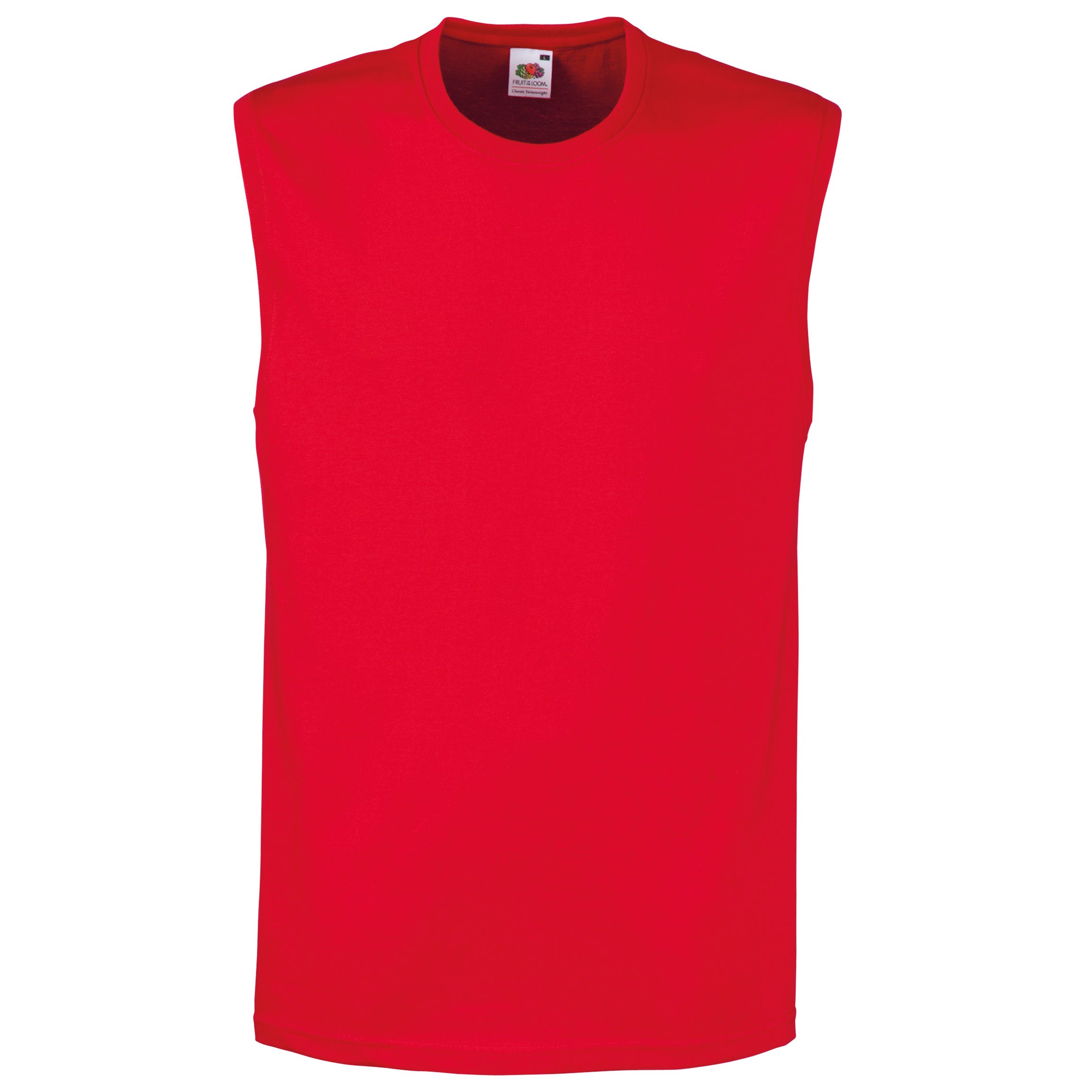 Fruit of the Loom Mens Sleeveless Vest/Tank Top (3XL) (Red)