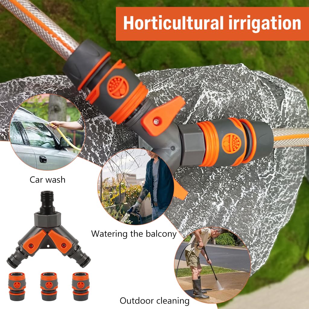 3-Way Garden Water Diverter - HASTHIP -7 3-Way Garden Water Diverter - HASTHIP -7