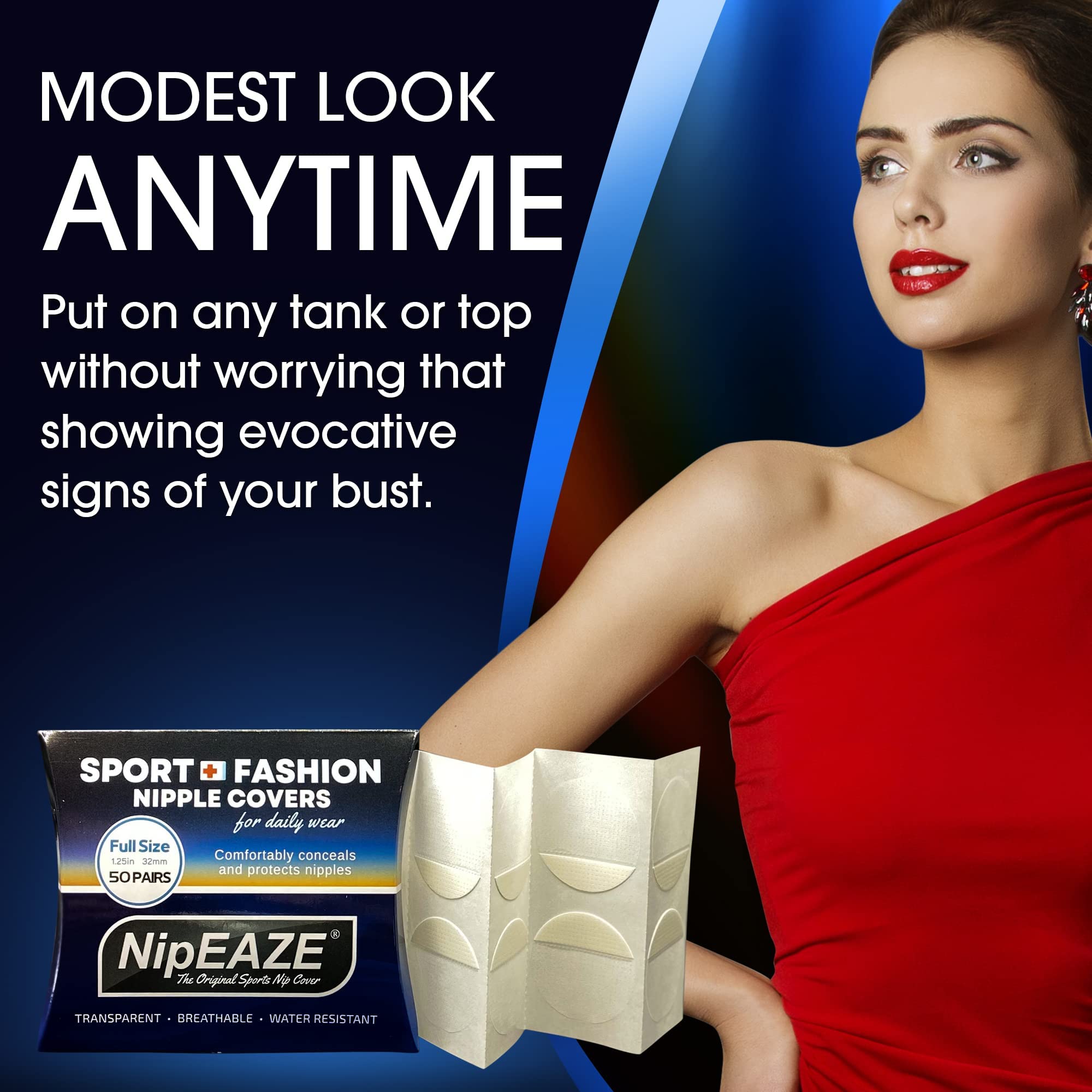 NipEaze Fundas para pezones para hombres, 12 o 50 pares, fundas para pezones para hombre, antirozaduras, para correr, para hombres y mujeres