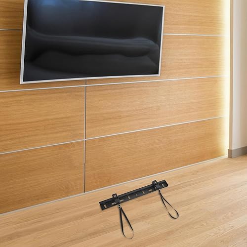 Miniatura 6 de Soporte de pared para televisores, construcción de hierro resistente, fácil instalación, opciones telescópicas y fijas, soporte de pared confiable