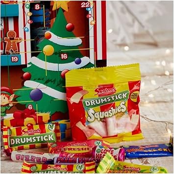 Swizzels Sweets Advent Calendar 2025 - Retro sweets advent calendar | Countdown to Christmas selections sweets | Gluten Free Advent Calendar for Kids Men Women & TJMolten tag 220 g (swizzels advent)