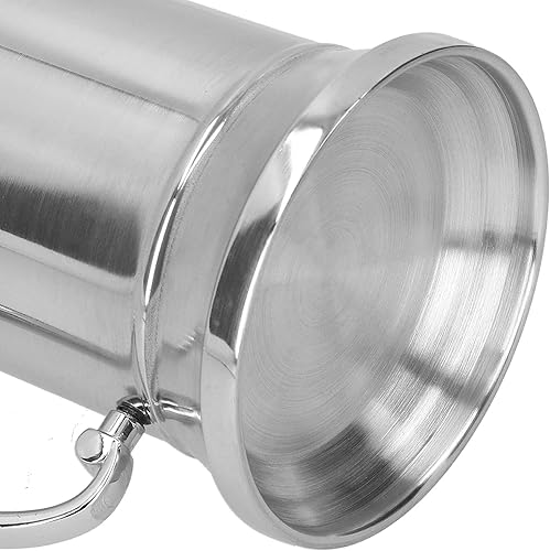 Miniatura 7 de Taza de café de acero inoxidable, tazas de cerveza de doble pared de 1519 oz y vasos, vaso de cerveza aislado con asa para bar, oficina en casa