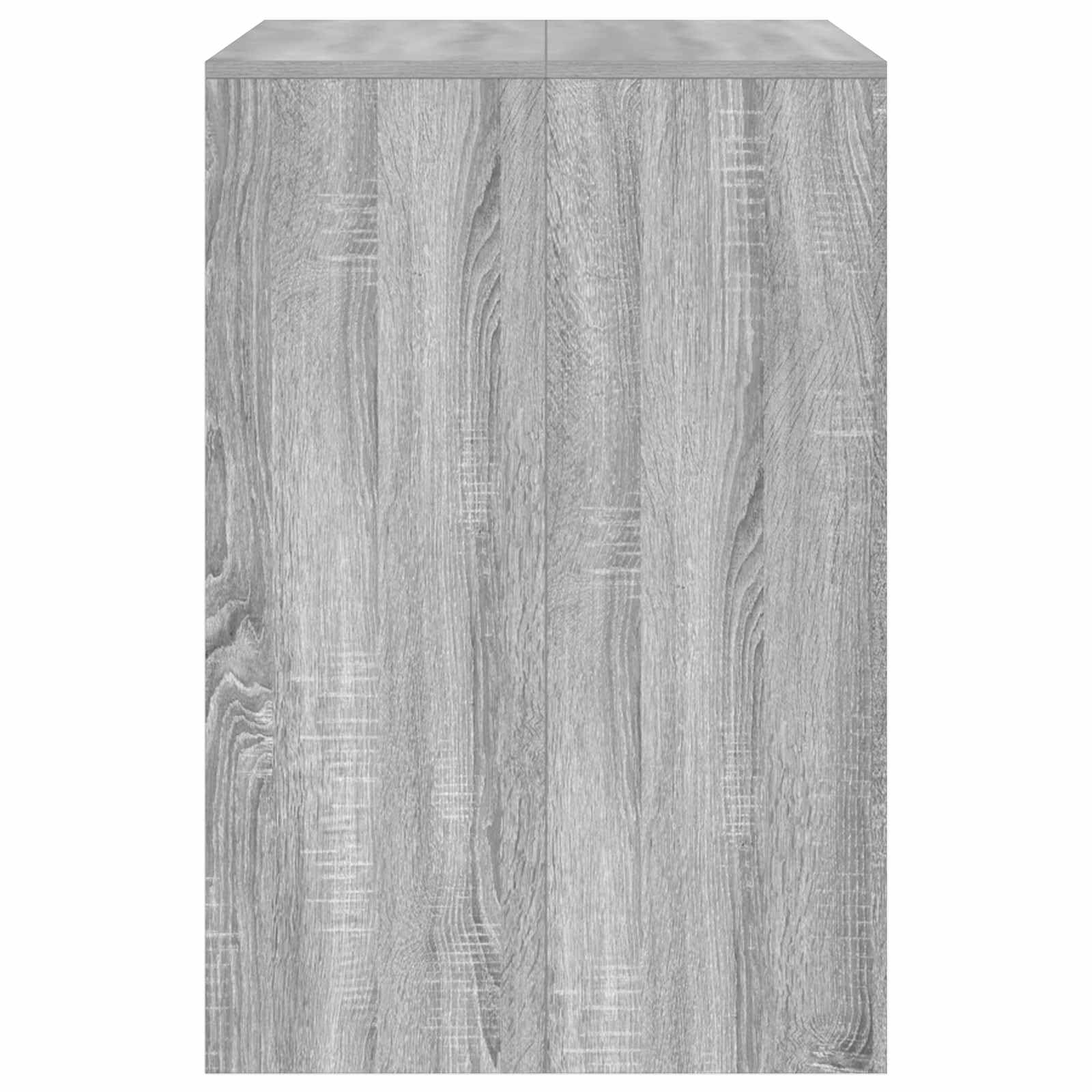 Waschmaschinen-Schrank Mit Tur Graues Sonoma 87x60x89 cm | Holzwerkstoff, Wasserabweisend, 2 Facher, Einfache Montage, Feuchtes Tuch Reinigung