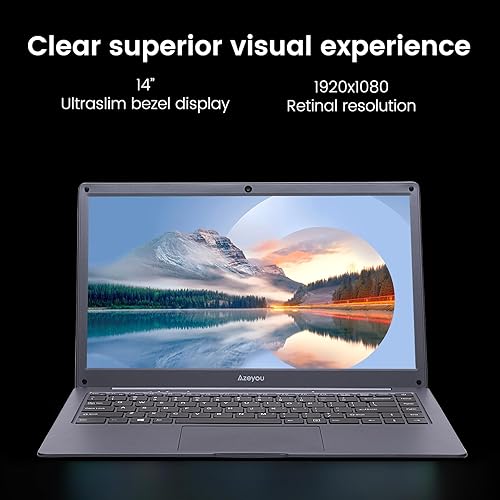 Miniatura 4 de Azeyou Portátil FHD de 14.1", Intel Core i3 1135G7, 8 GB de RAM, SSD de 256 GB, Windows 11, carcasa metálica, WiFi, BT5.0, USB3.2, batería de larga