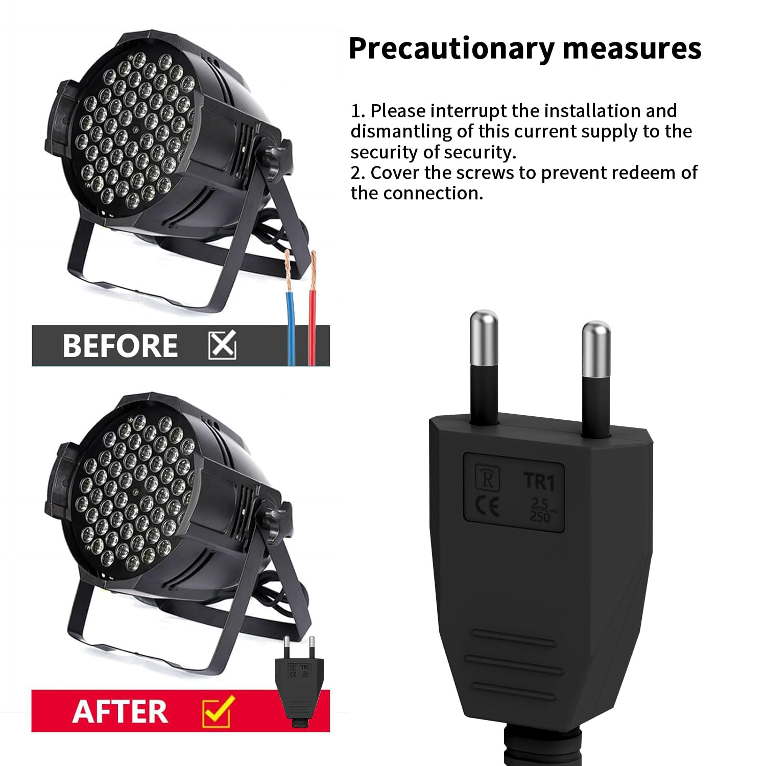 3er-Pack Euro-Flachkupplung Schuko – 250V/2,5A, Flache Bauform Mit Zugentlastung, Ideal Für Leuchten & Kleingeräte