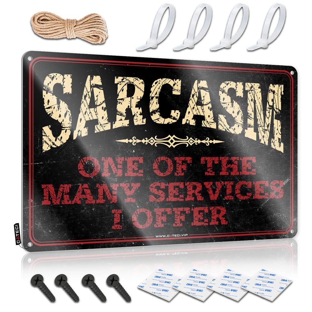 Funny Sign Decor Sarcasm One Of The Many Services I Offer Sign Beer Decorations For Man Cave Bar Decor For Home(30X40CM)