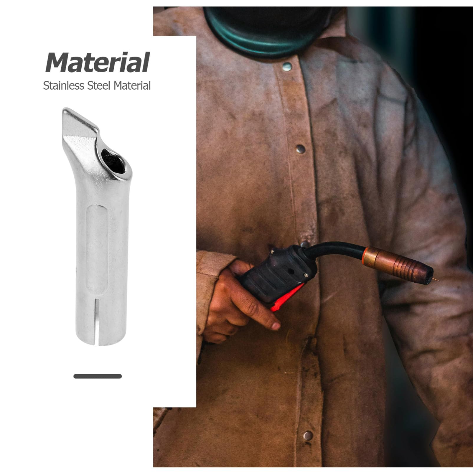 Generic Welding Stainless Steel Nozzle Welding Accessories Welder Part Welding Part Welder Nozzle