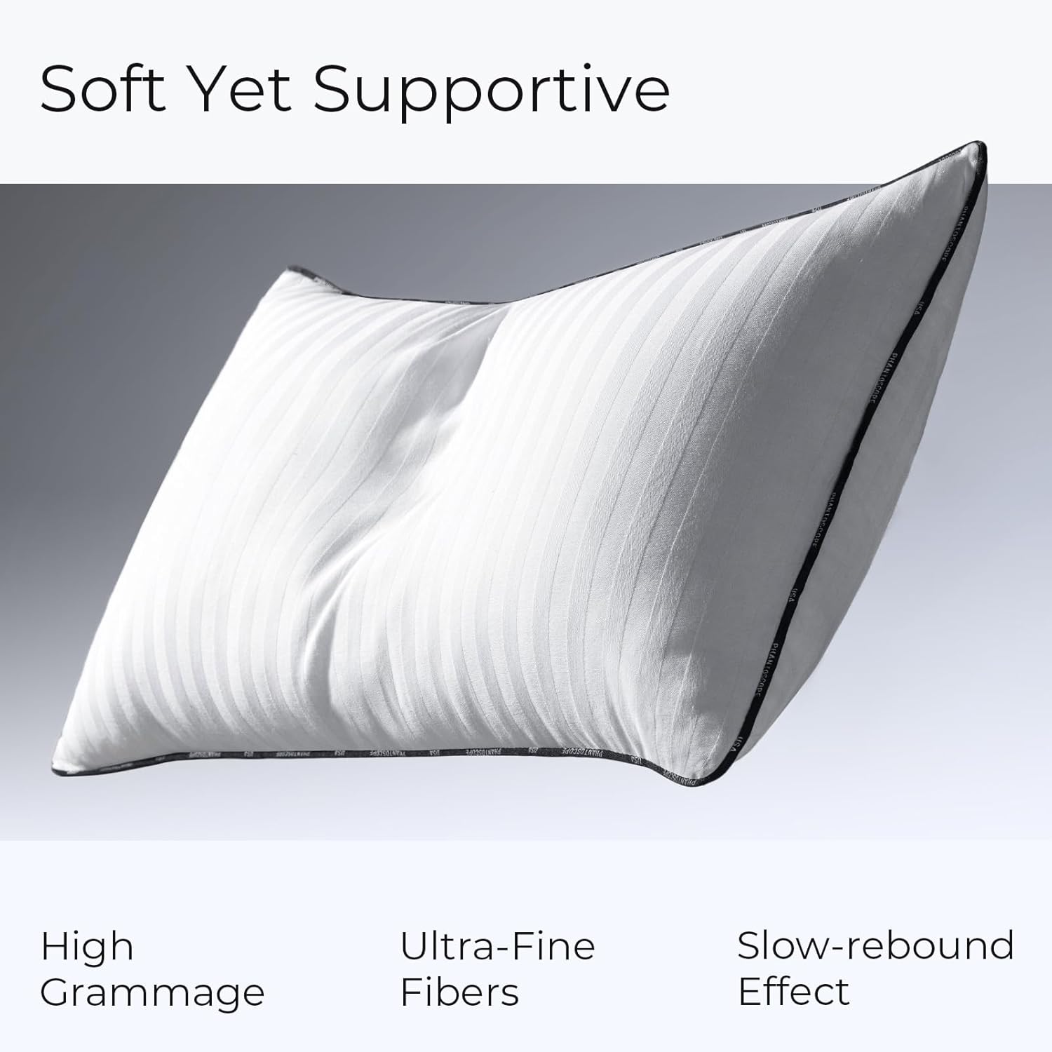 Phantoscope 18x18 Pillow Inserts, Down Alternative Pillow Inserts Set of 2 Lightweight Throw Pillows Decorative Pillow Stuffer for Sofa, Couch Bed(White)
