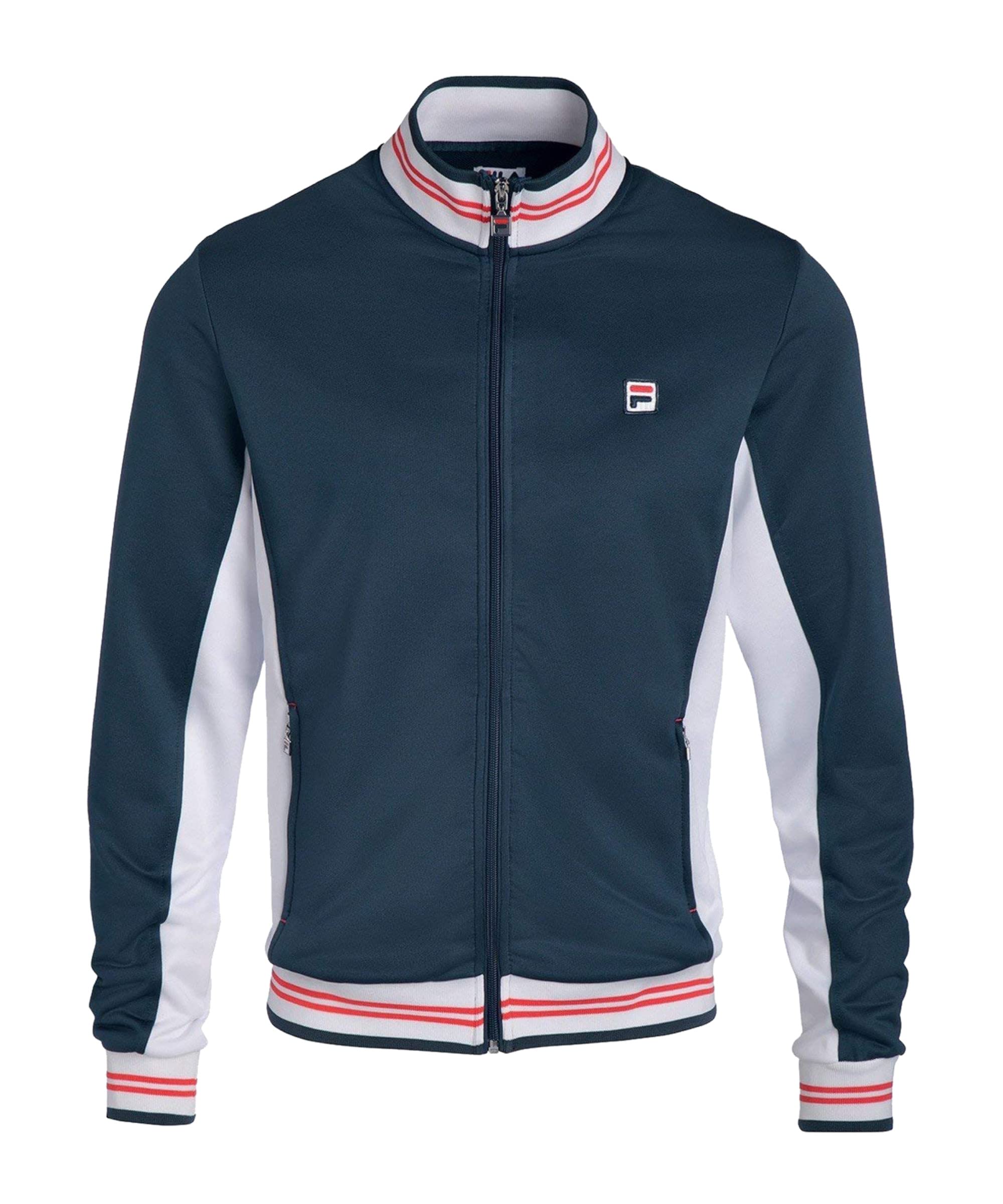 Fila męska kurtka treningowa Ole ciemnoniebieska, biała, M